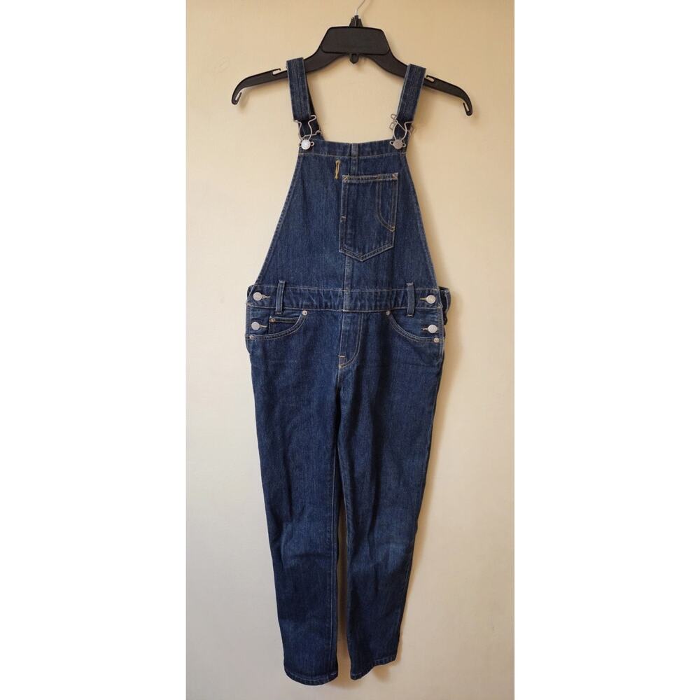 Levis Women's Denim Overalls Bib Medium Wash Cottagecore Size XS‎